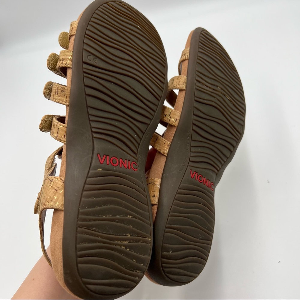 Vionic Harissa Slingback Natural Cork Women's Sandal Size 10 - Picture 6 of 7